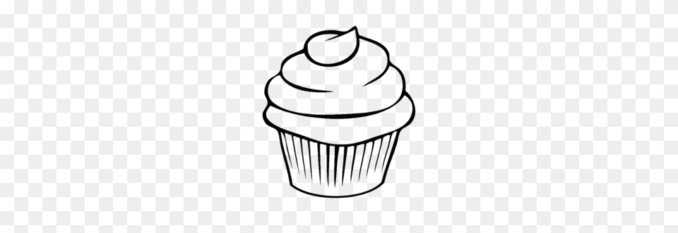 Mini Cupcake Clipart, Cake, Cream, Dessert, Food Free Png Download