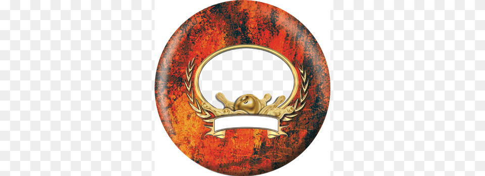 Mini Custom Bowling Award Bowling Ball Bowling Awards Fire Custom Bowling Ball, Disk, Emblem, Symbol Png Image