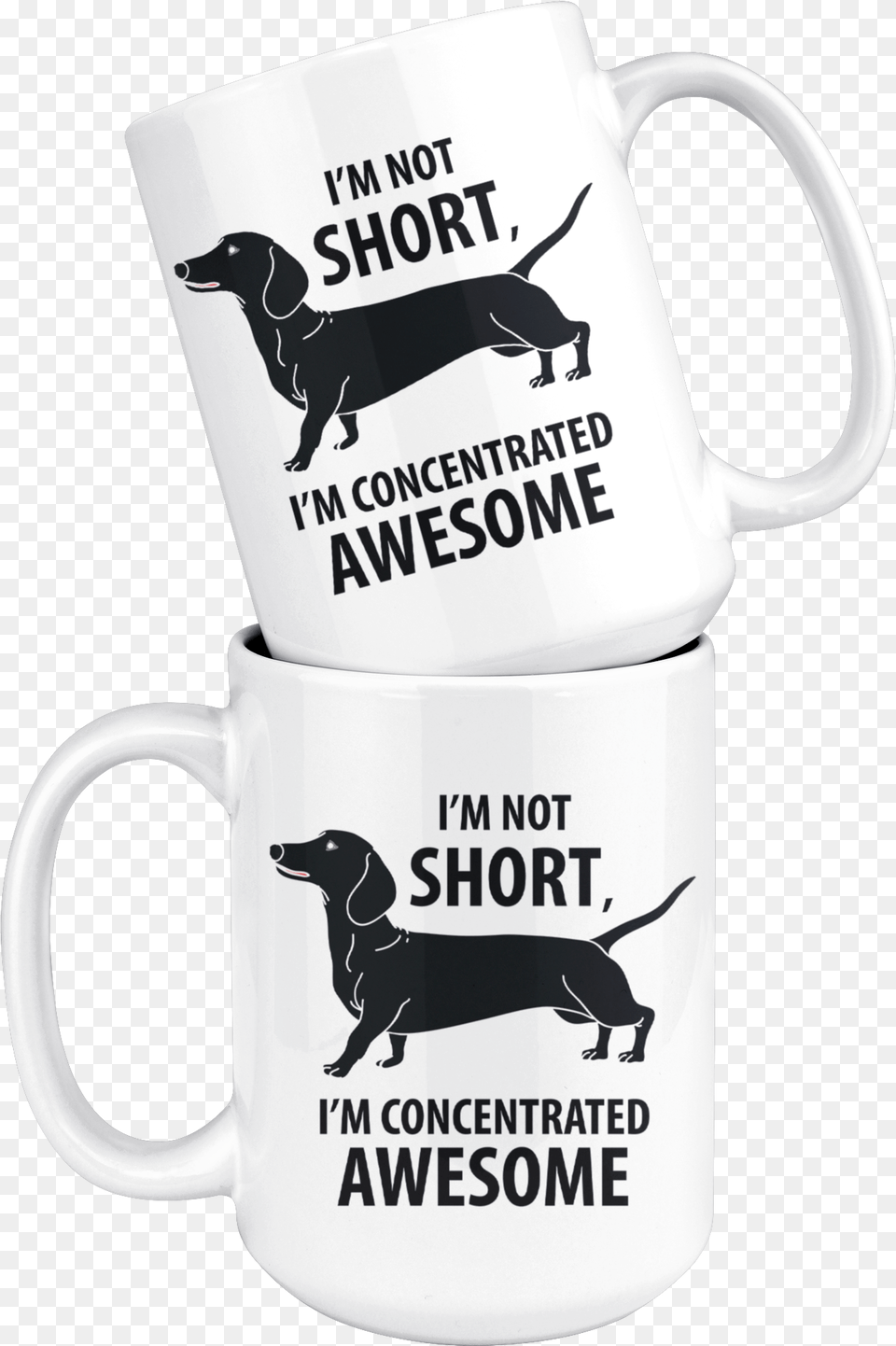 Mini Dachshund Mug I M Concentrated Awesome Weenie Dachshund, Cup, Animal, Canine, Dog Png Image