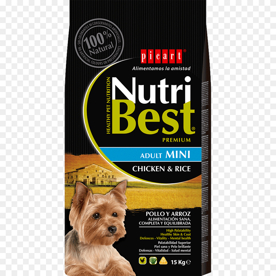 Mini Dry Dog Food Adults Weigh Up To Kg Picart, Advertisement, Animal, Canine, Mammal Free Png