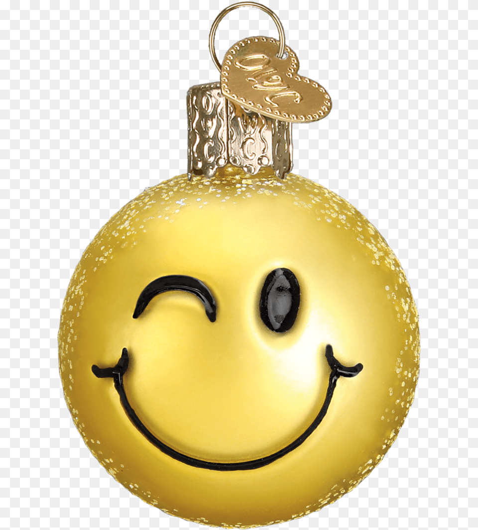 Mini Emoji Ornament Set Old World Christmas Christmas Ornament, Gold, Accessories Free Png Download