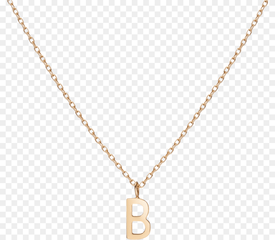 Mini Gold Letter Charm Pendant 14k Aurate New York, Accessories, Jewelry, Necklace, Diamond Free Png