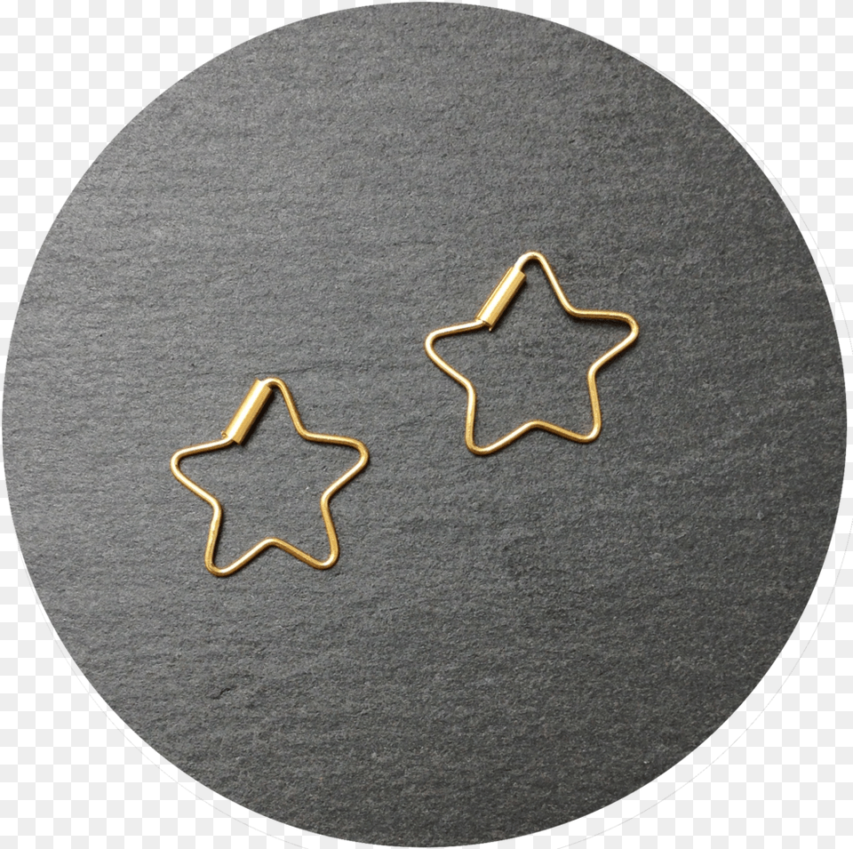 Mini Gold Star Earrings Circle Of Dots Glitter, Symbol, Star Symbol, Accessories, Earring Free Png Download