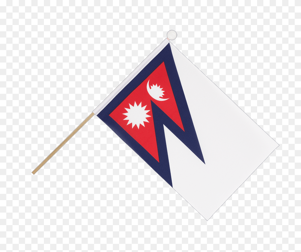 Mini Hand Waving Flag Nepal Png Image
