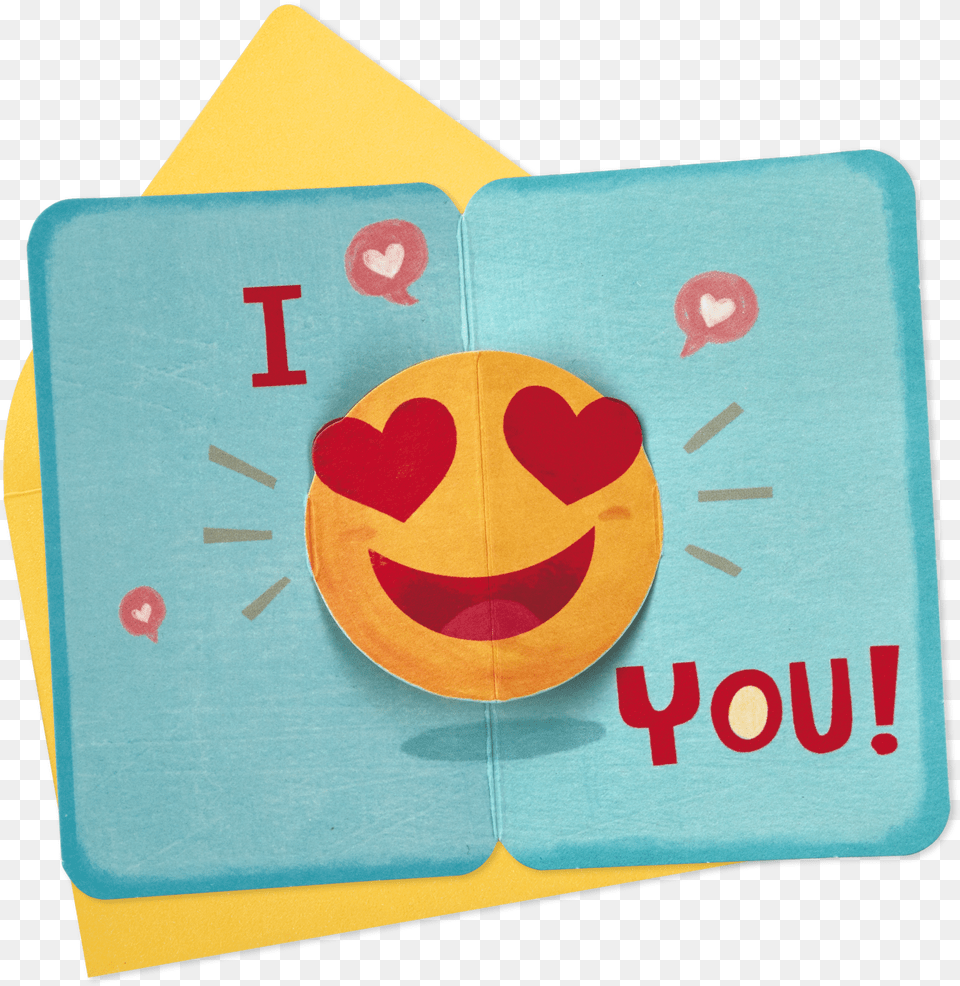 Mini Heart Emoji Pop Up Cards Free Png