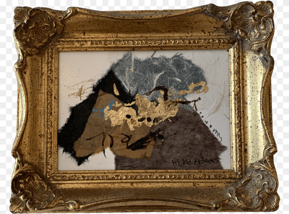 Mini Joe Adams In Gold Antique Frame, Art, Painting, Person Free Png