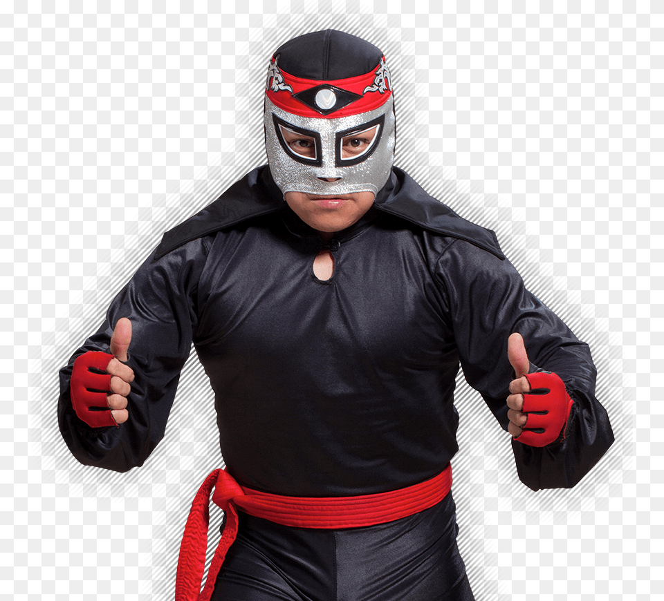 Mini Luchador Octagoncito Is One Of Today39s Most Octagoncito Lucha Libre Aaa, Body Part, Finger, Hand, Person Free Transparent Png