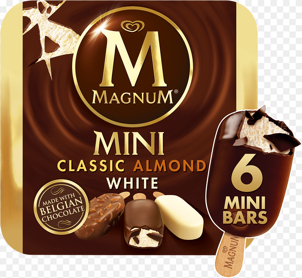 Mini Magnum Ice Cream, Chocolate, Dessert, Food, Ice Cream Free Png