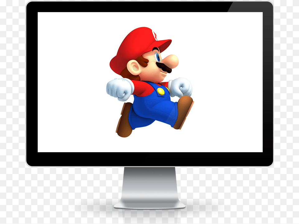 Mini Mario, Electronics, Screen, Hardware, Computer Hardware Free Transparent Png