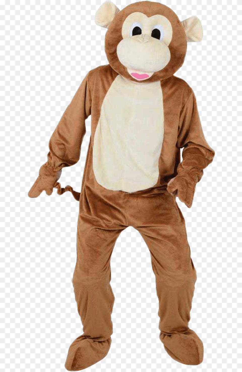 Mini Mascot Cheeky Monkey Costume Full Body Animal Costumes, Plush, Toy, Baby, Person Png