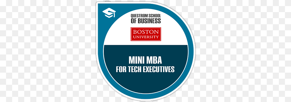 Mini Mba For Tech Executives Boston University Clyde Auditorium, Sticker, Advertisement, Poster, Disk Png