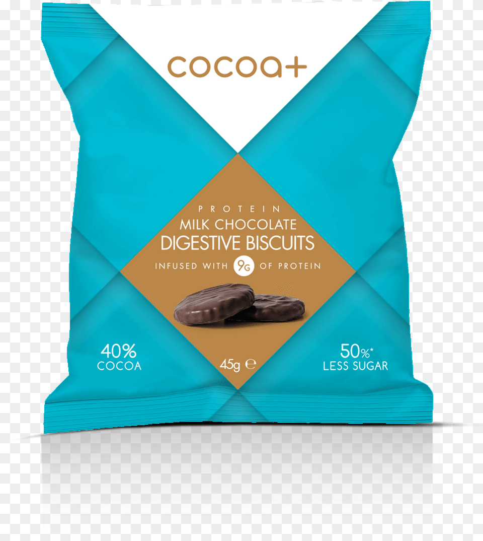Mini Milk Chocolate Covered Protein Digestive Biscuits Cushion, Food, Sweets, Advertisement, Cocoa Free Transparent Png