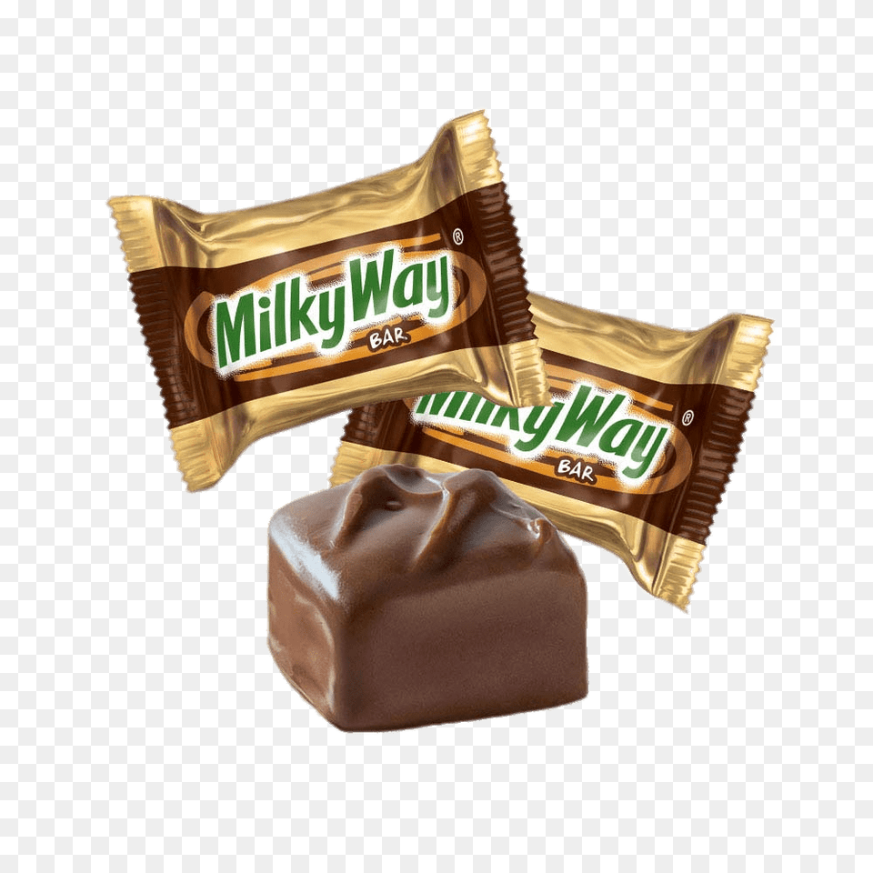 Mini Milky Way Bars, Chocolate, Dessert, Food, Sweets Png