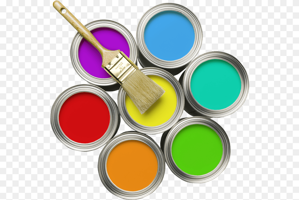 Mini Painting Services Paints, Paint Container, Brush, Device, Tool Png Image