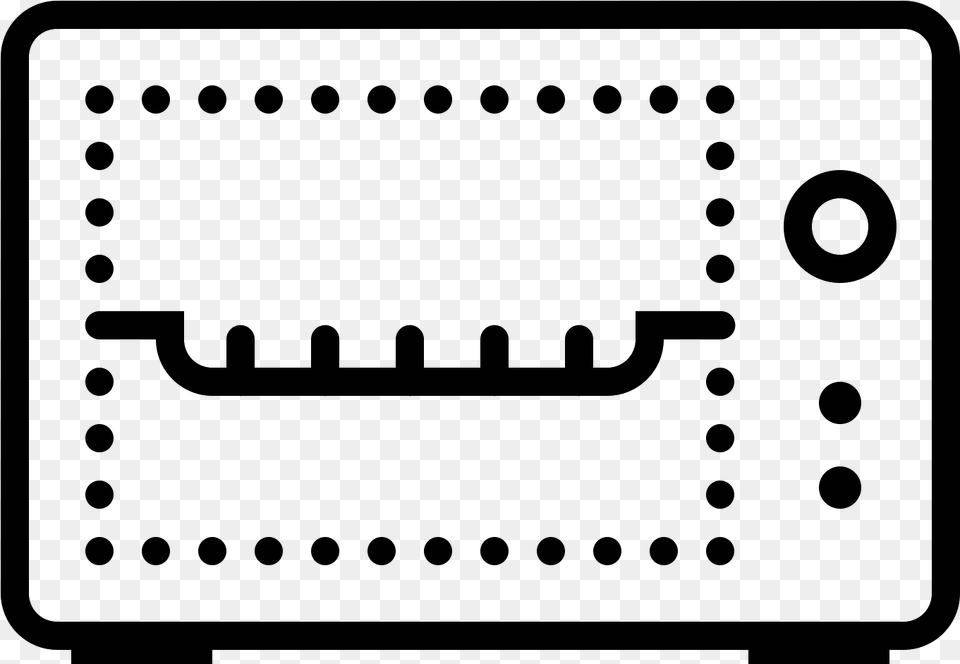 Mini Piekarnik Icon Form Icon, Gray Png