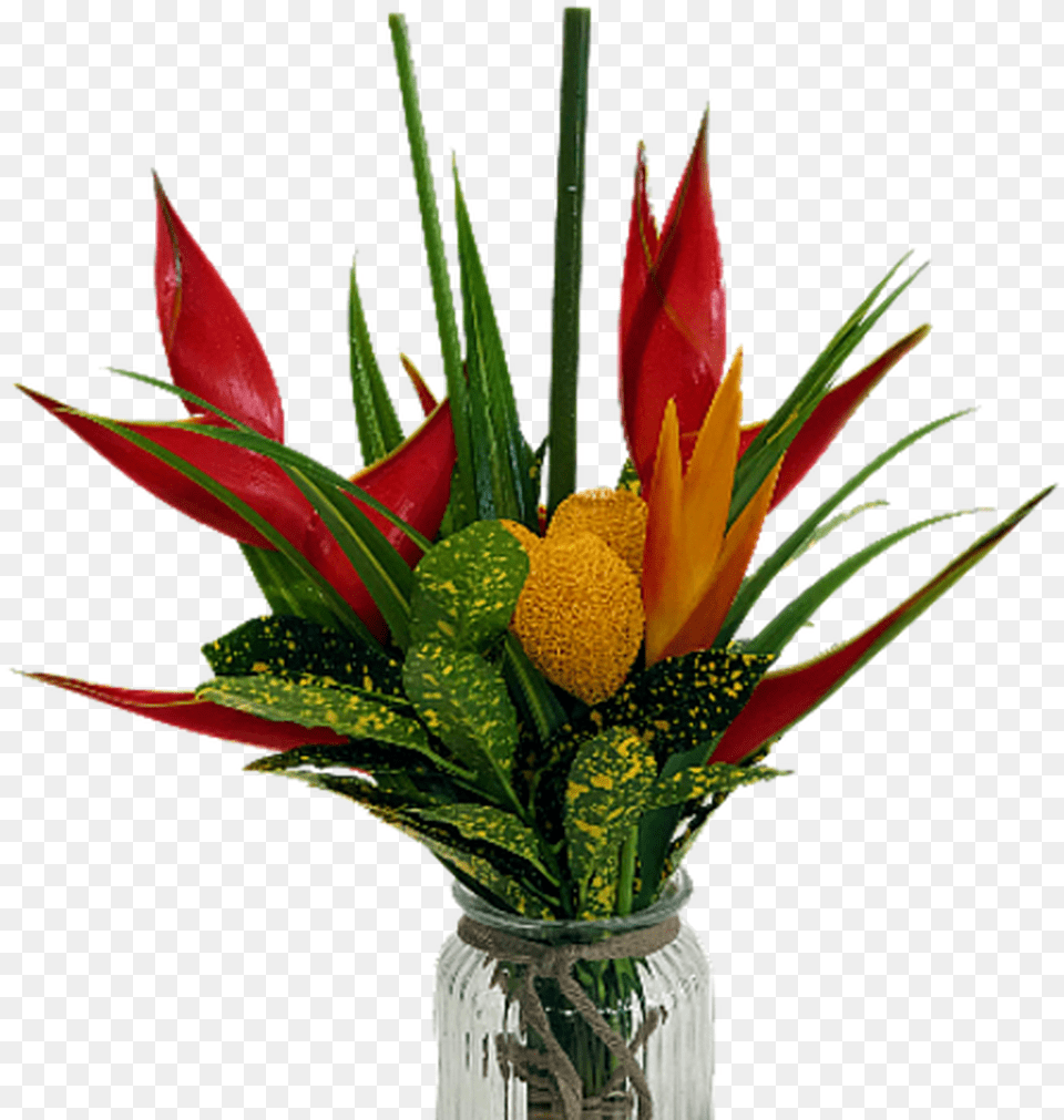 Mini Plus Tropical Bouquet Vase, Flower, Flower Arrangement, Flower Bouquet, Plant Free Transparent Png
