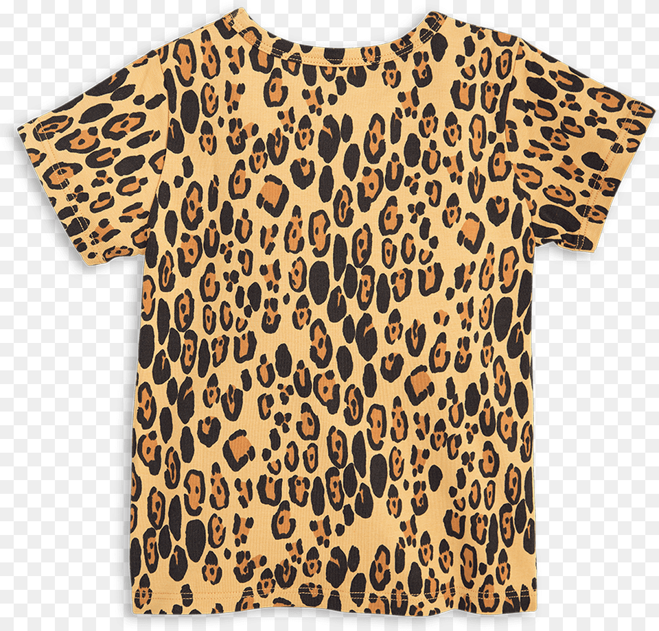 Mini Rodini Basic Leopard, Clothing, T-shirt, Shirt Png Image
