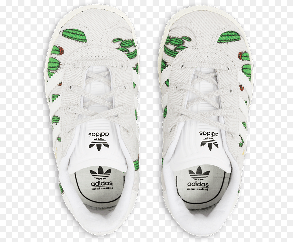 Mini Rodini Cactus Print White Gazelles 23 Eu Skate Shoe, Clothing, Footwear, Sneaker, Running Shoe Free Transparent Png