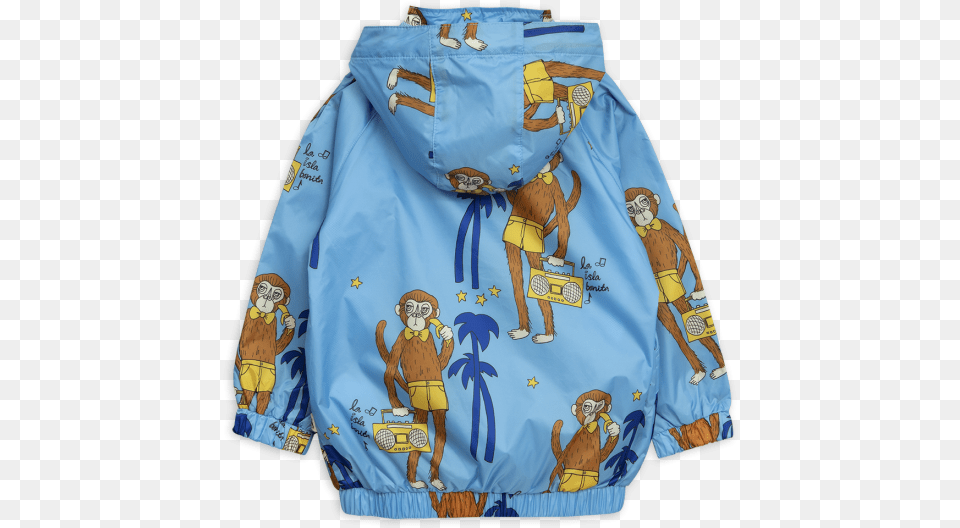 Mini Rodini Kids39 Boys Cool Monkey Sports Jacket, Clothing, Coat, Raincoat Png