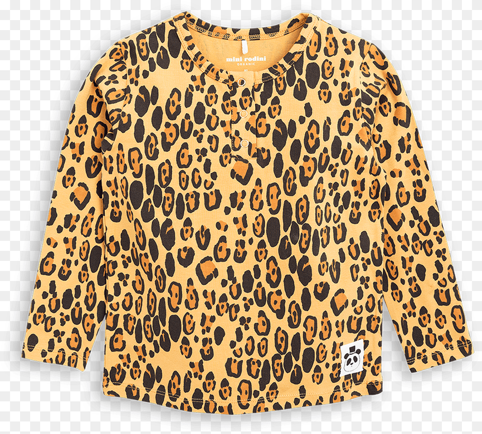 Mini Rodini Leopard, Clothing, Long Sleeve, Sleeve, Blouse Free Transparent Png