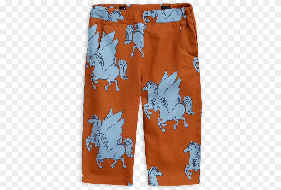 Mini Rodini Pegasus Woven Trousers, Clothing, Shorts, Swimming Trunks Free Png