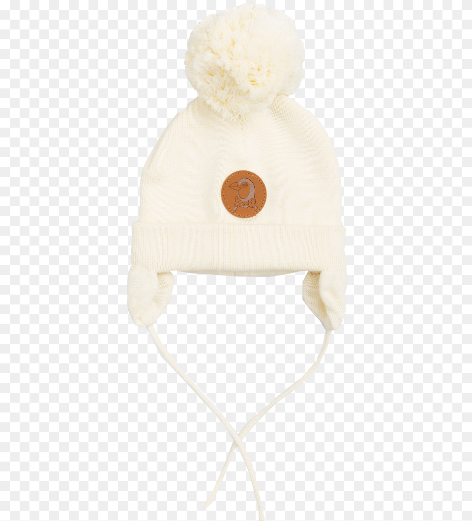 Mini Rodini Penguin Baby Hat Orange Mayonnaise Beanie, Bonnet, Cap, Clothing, Person Free Transparent Png