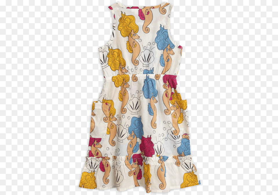 Mini Rodini Seahorse, Clothing, Dress, Beachwear, Pattern Png