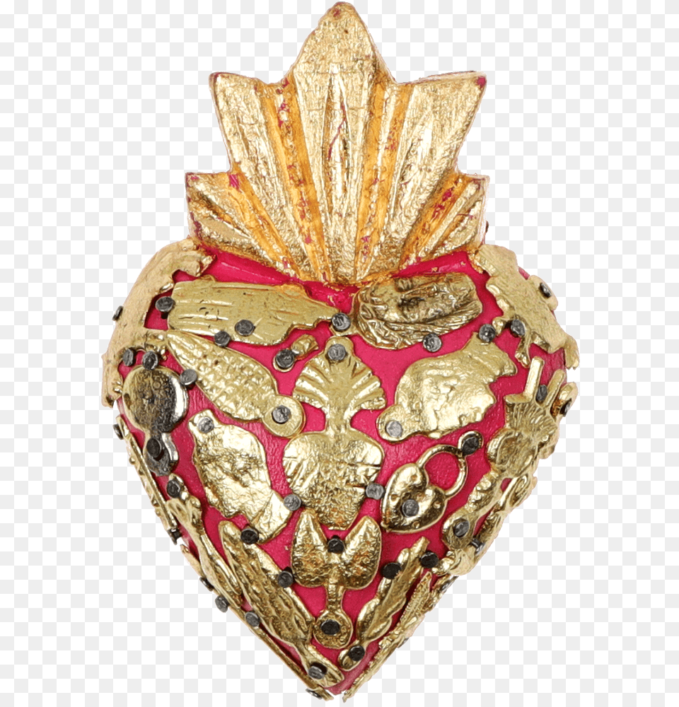 Mini Sacred Heart Original Solid, Accessories, Jewelry, Gold, Necklace Free Transparent Png