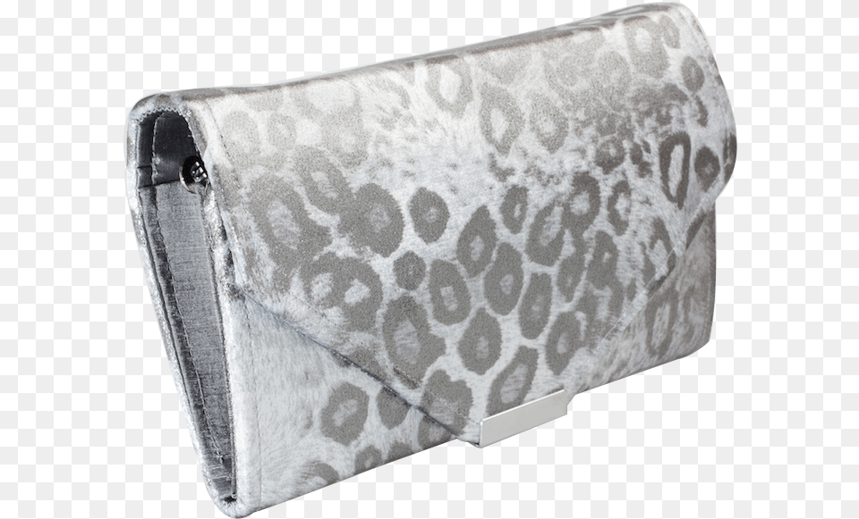 Mini Silver Animal Print Clutch Bag Handbag, Accessories, Blanket, Purse Free Png Download