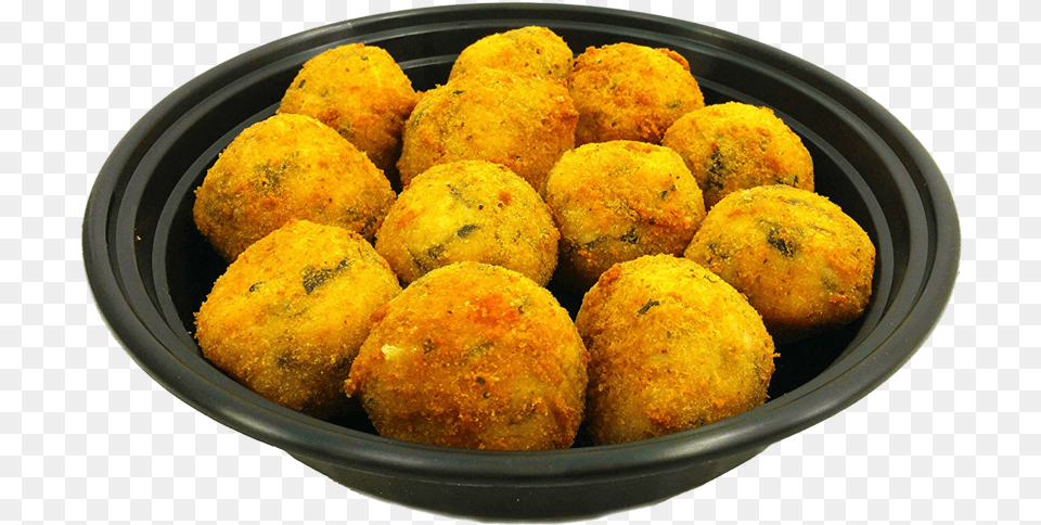 Mini Spinach Italian Rice Balls Made Fresh Daily Arancini, Food, Dining Table, Furniture, Table Free Png Download