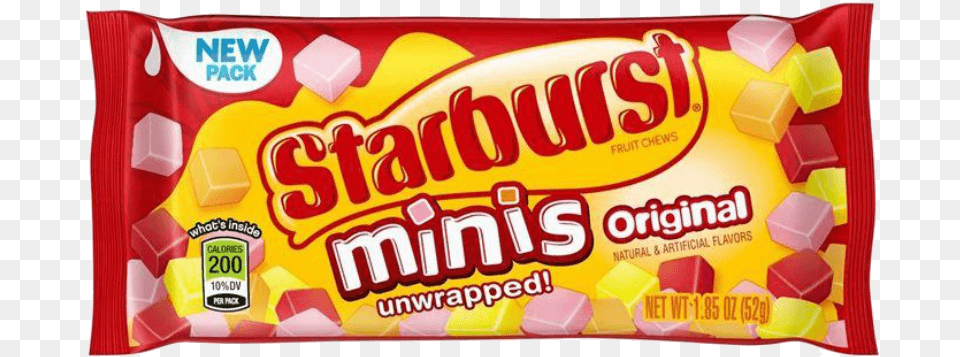 Mini Starburst Unwrapped Calories, Food, Sweets, Gum, Candy Free Png