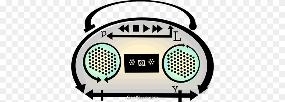 Mini System Royalty Vector Clip Art Illustration, Electronics, Appliance, Blow Dryer, Device Png