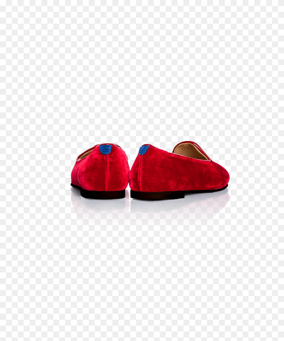 Mini Valentin Love Red Velvet Mini Slippers, Suede, Clothing, Footwear, Shoe Free Transparent Png