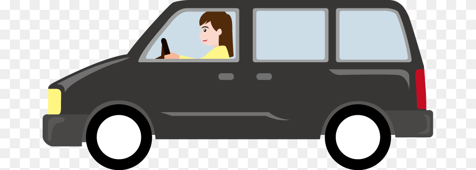 Mini Van Cliparts, Adult, Vehicle, Transportation, Person Free Png