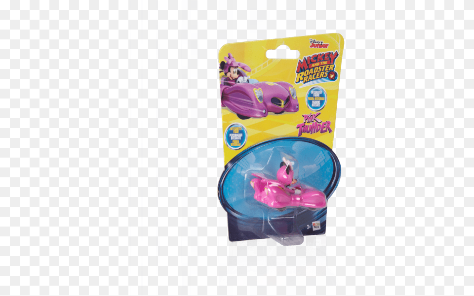 Mini Vehicle Minnie Pink Thunder Mickey Mouse Mixed Up Adventures, Figurine Png Image