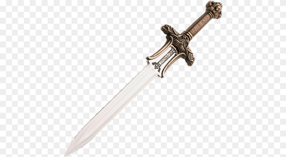 Miniature Conan The Barbarian Bronze Atlantean Sword Dagger, Blade, Knife, Weapon Free Png Download