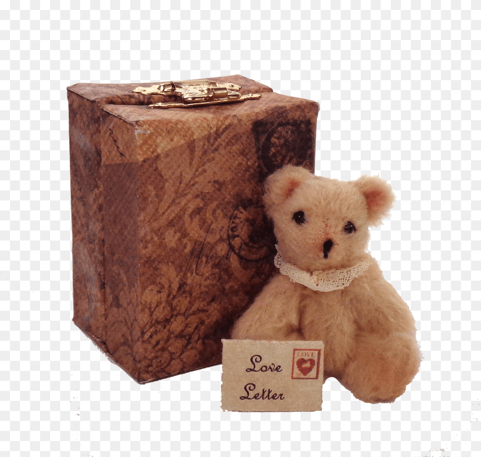 Miniature Jewel Box Bear Love Letter Teddy Bear, Teddy Bear, Toy Free Png Download