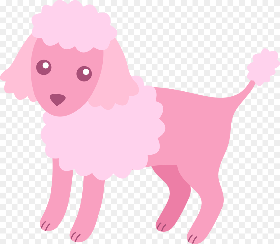 Miniature Poodle Toy Poodle Puppy Clip Art Dog Clip Art Pink, Animal, Pet, Mammal, Canine Png Image