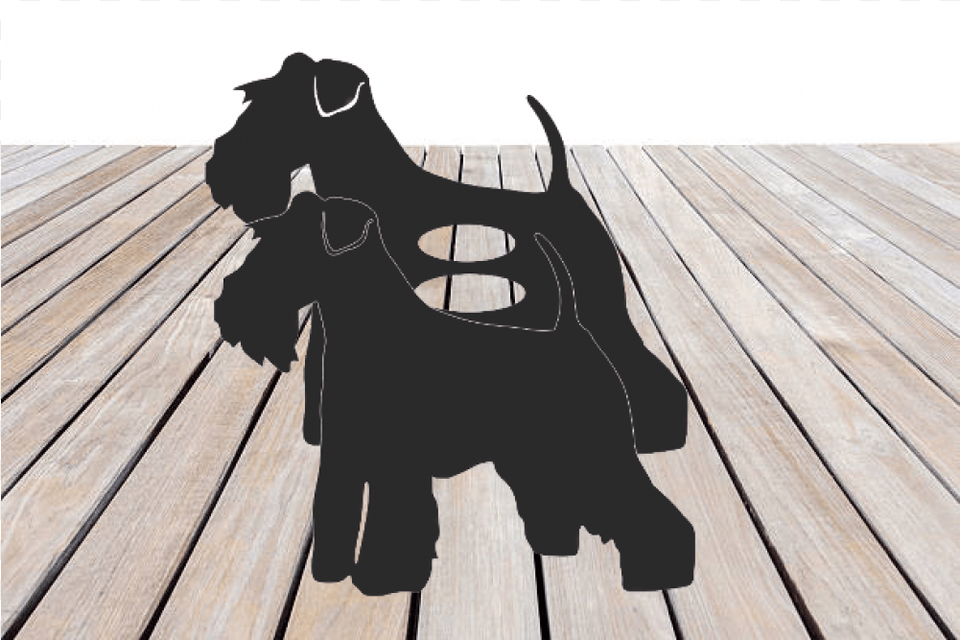 Miniature Schnauzer Dog Metal Floor Standing Garden Schnauzer, Wood, Animal, Bear, Mammal Png