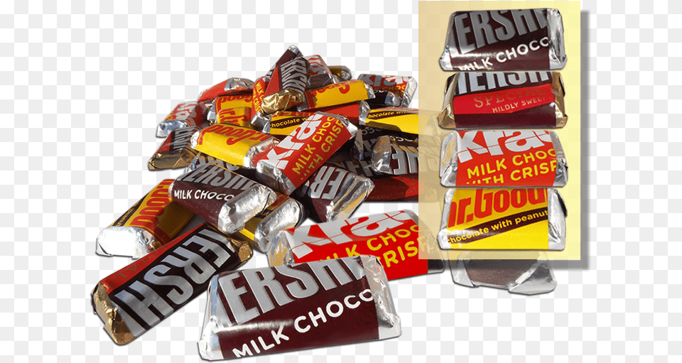 Miniatures Miniature Hersheys Chocolates Hersheys Mini, Candy, Food, Sweets, Dynamite Png Image