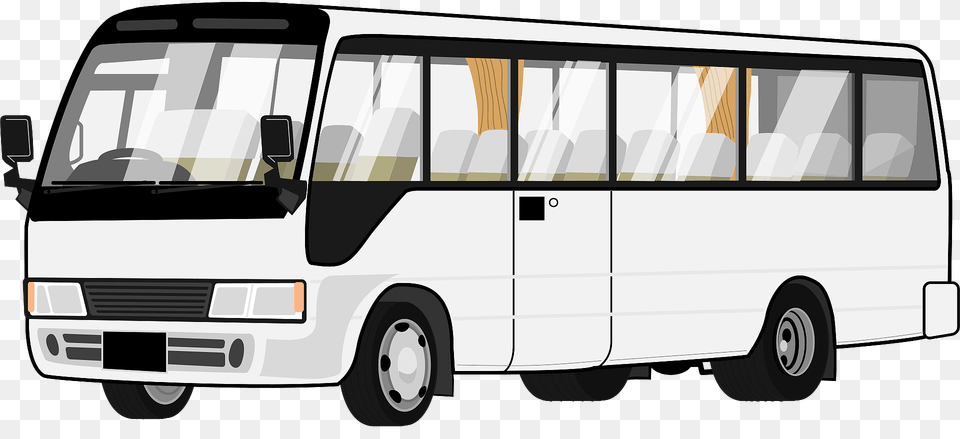 Minibus Clipart, Bus, Transportation, Vehicle, Van Free Png