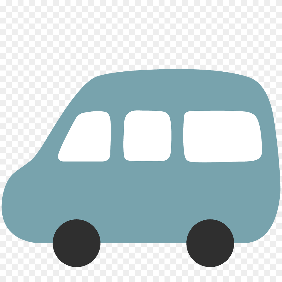 Minibus Emoji Clipart, Bus, Transportation, Van, Vehicle Free Png