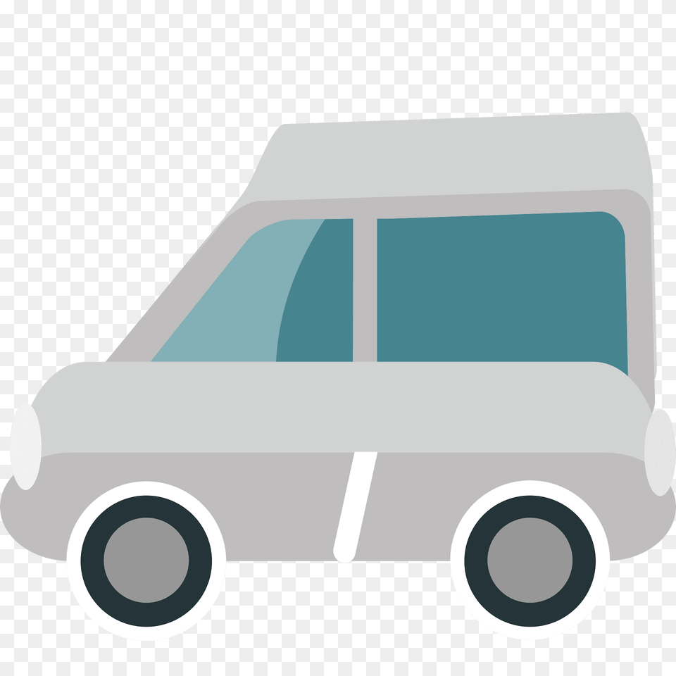 Minibus Emoji Clipart, Vehicle, Van, Transportation, Bus Free Transparent Png