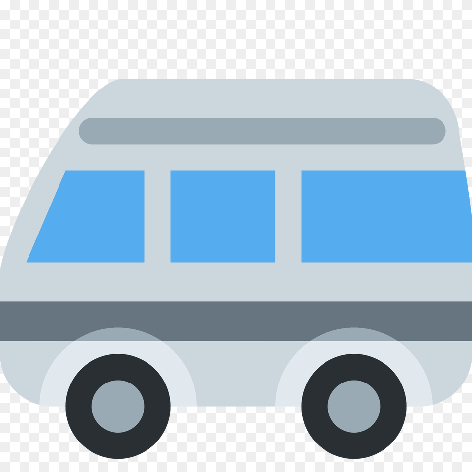 Minibus Emoji Clipart, Caravan, Transportation, Van, Vehicle Png