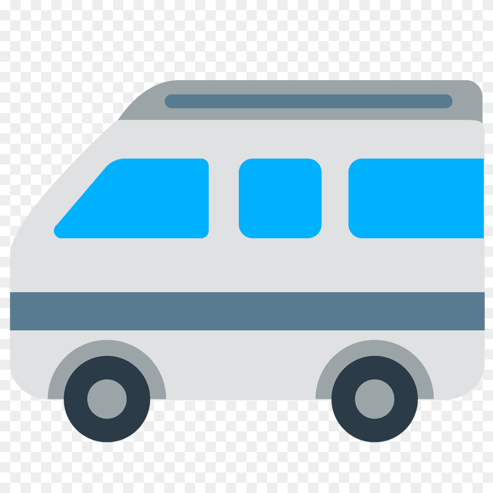 Minibus Emoji Clipart, Transportation, Van, Vehicle, Caravan Free Png
