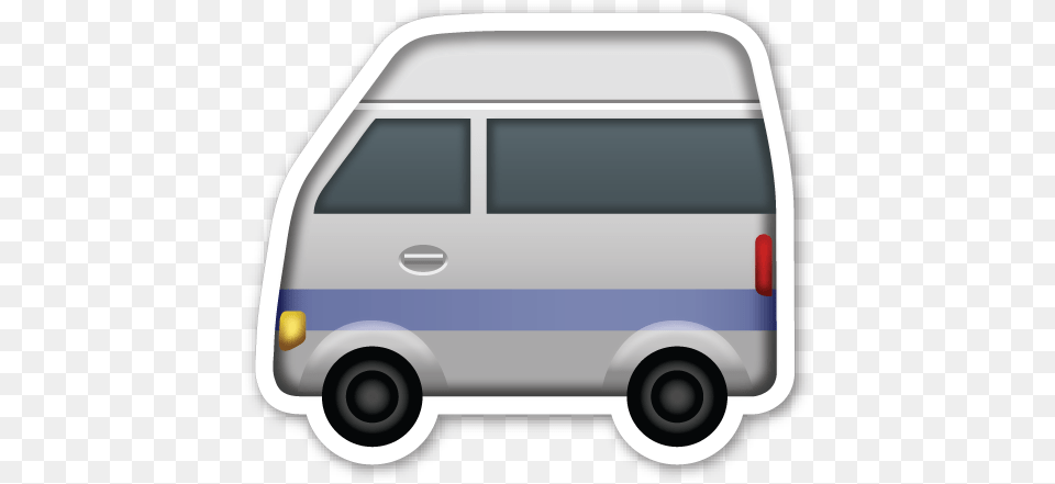 Minibus Emoji Smiley Stickers Ambulance Emoji, Bus, Caravan, Transportation, Van Free Transparent Png