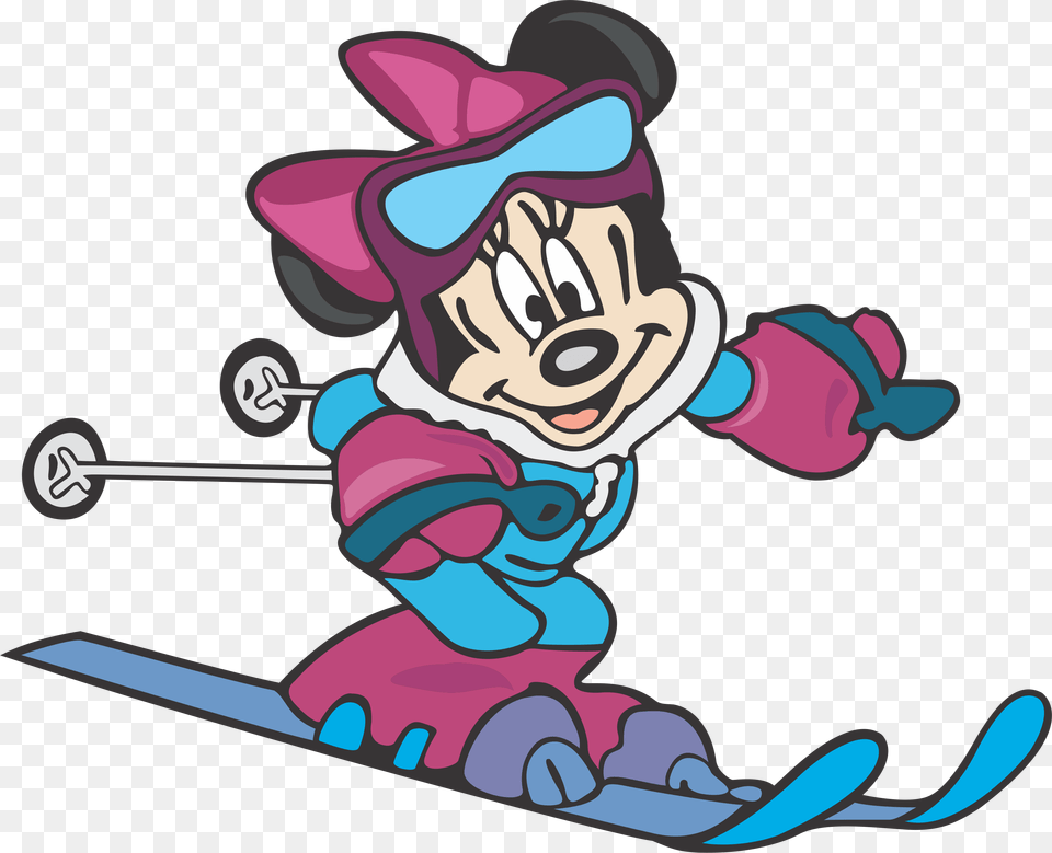 Minie Mouse 02 By Convitex Cartoon, Outdoors, Nature, Snow, Device Png Image