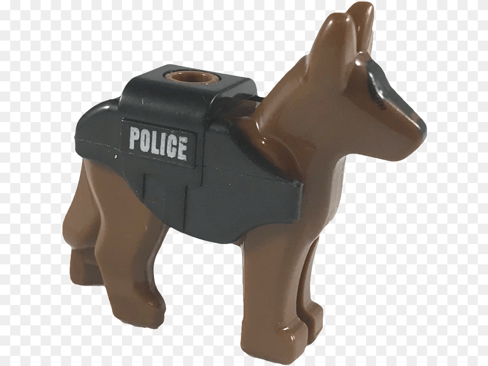 Minifig Police German Shepherd Police, Figurine, Animal, Pet, Mammal Png Image