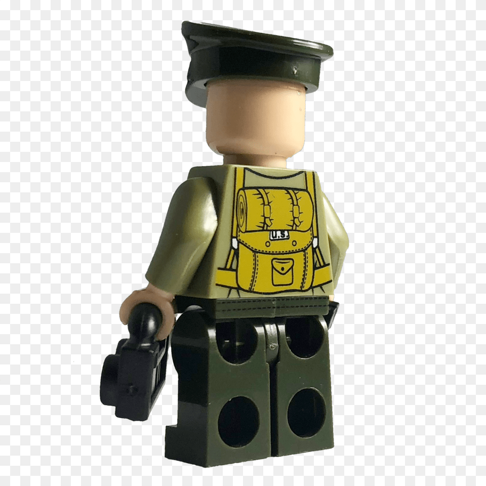 Minifig World War Ii American Normandy Officer Normandy, Toy, Figurine Png