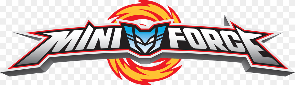 Miniforce Logo, Emblem, Symbol, Dynamite, Weapon Png Image